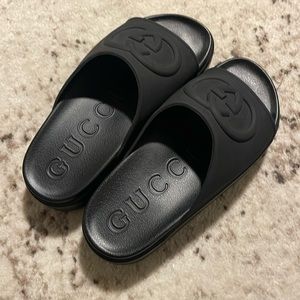 Gucci platform slides women’s 8